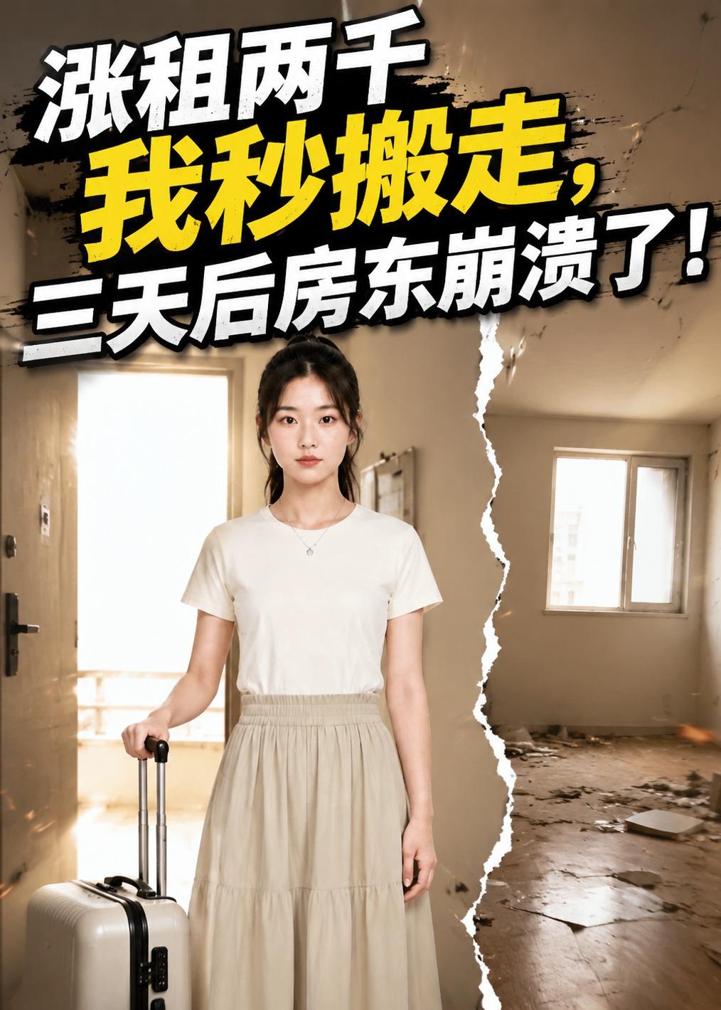 涨租两千我秒搬走，三天后房东崩溃了