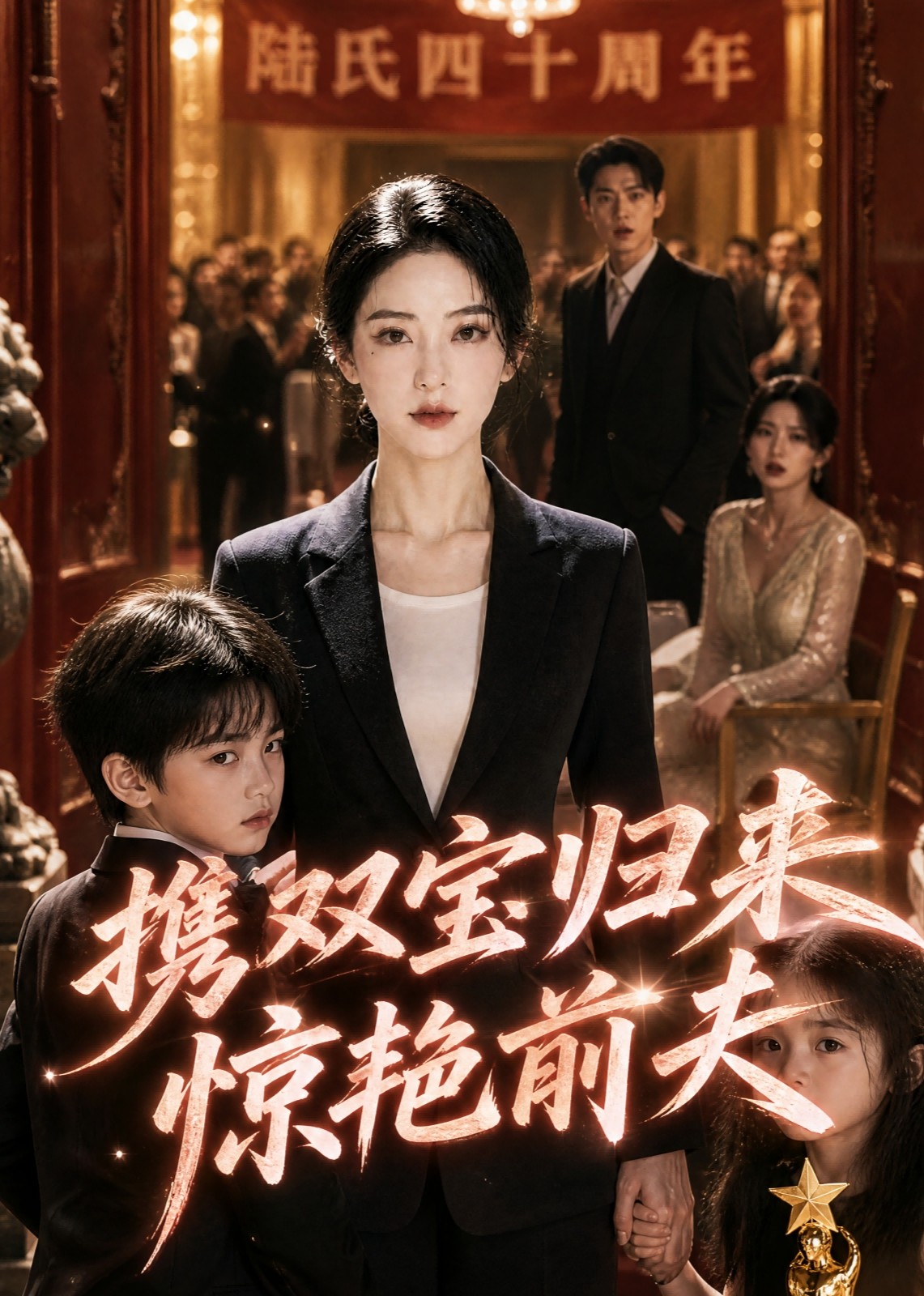 携双宝归来，惊艳前夫