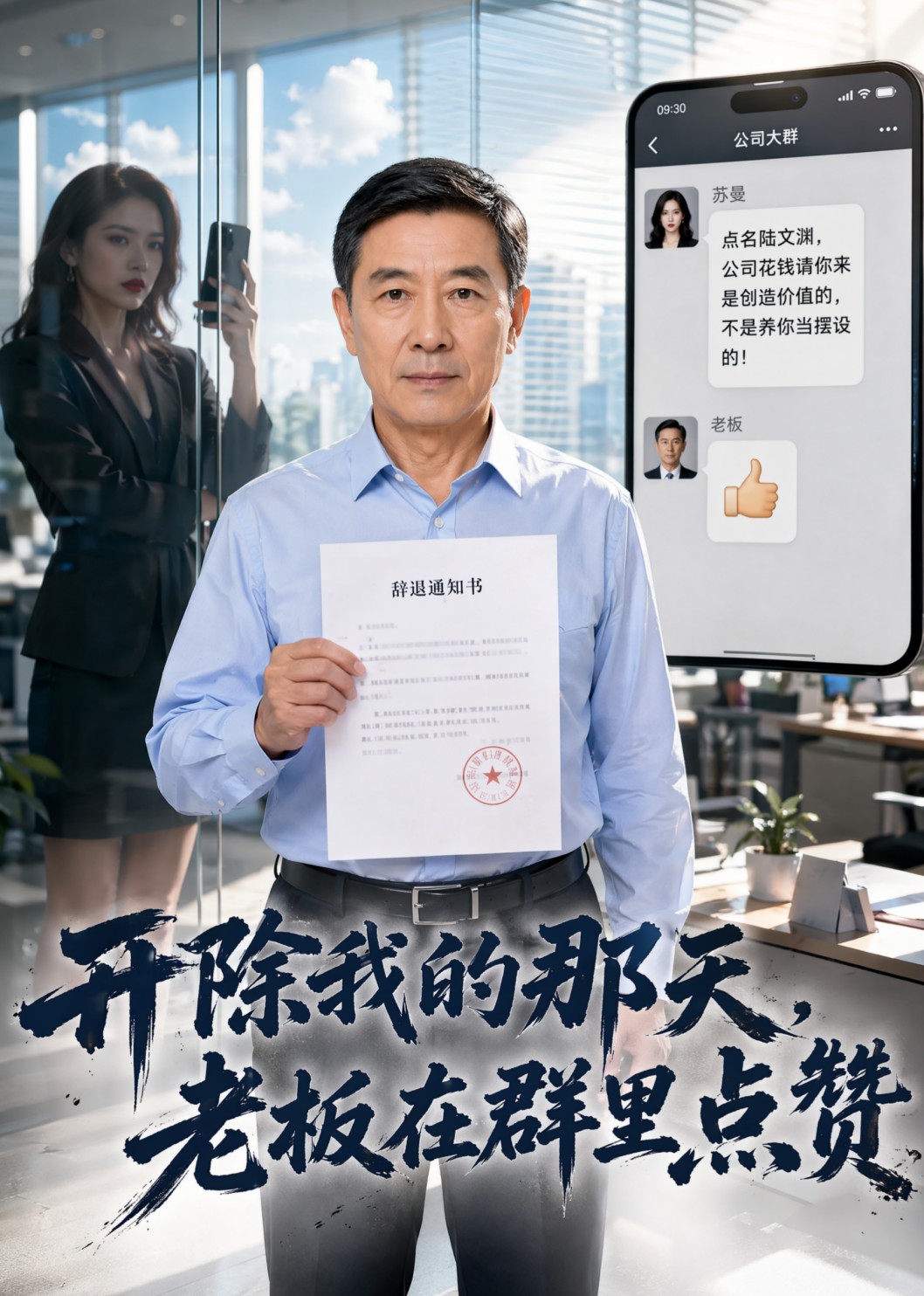 开除我的那天，老板在群里点赞