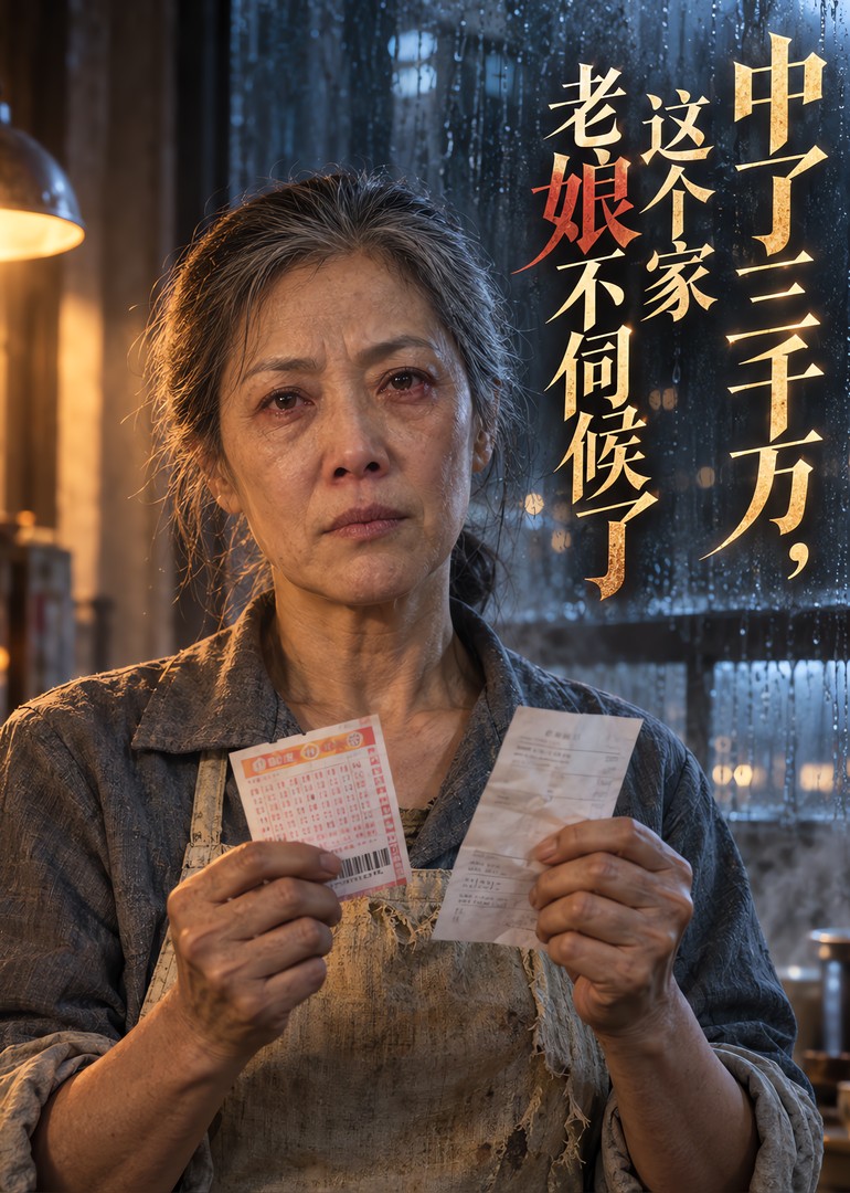 中了三千万，这个家老娘不伺候了