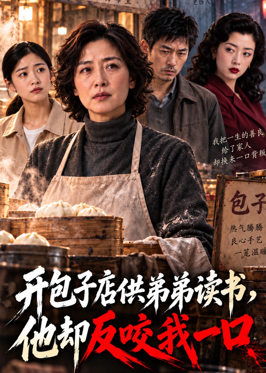 开包子店供弟弟读书，他却反咬我一口