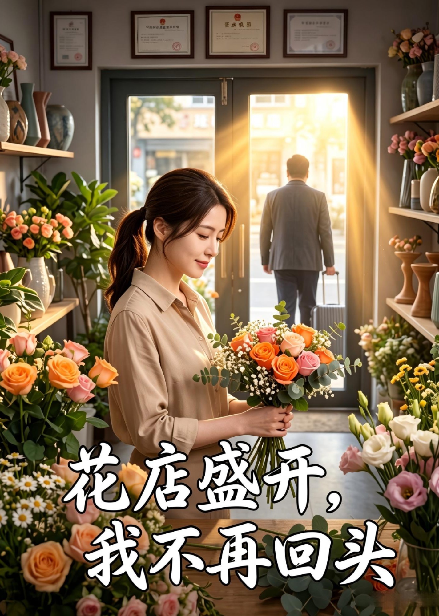 花店盛开，我不再回头
