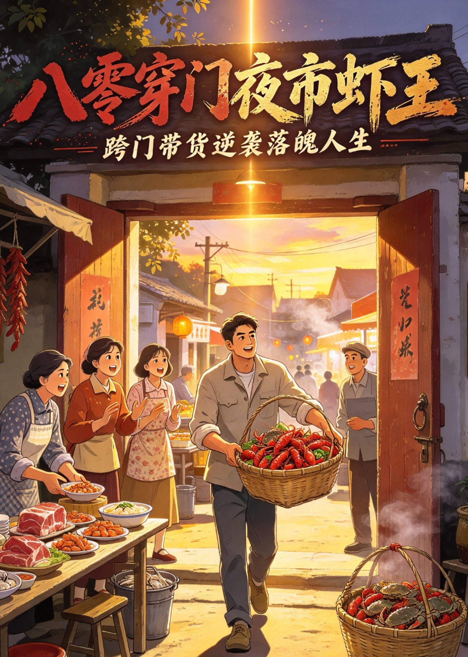 八零穿门夜市虾王