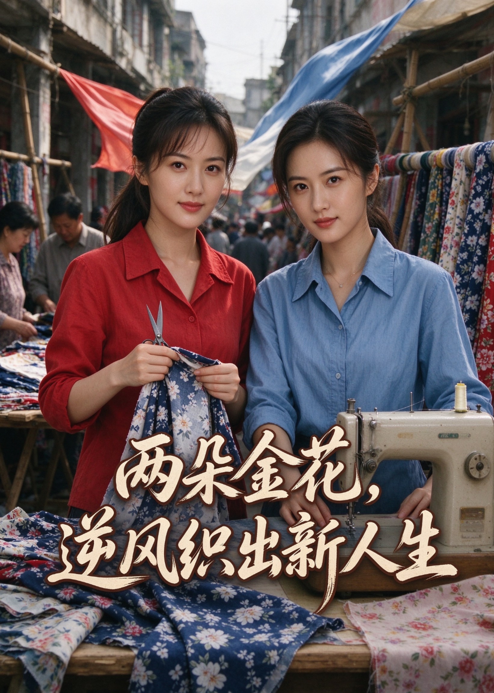 两朵金花，逆风织出新人生