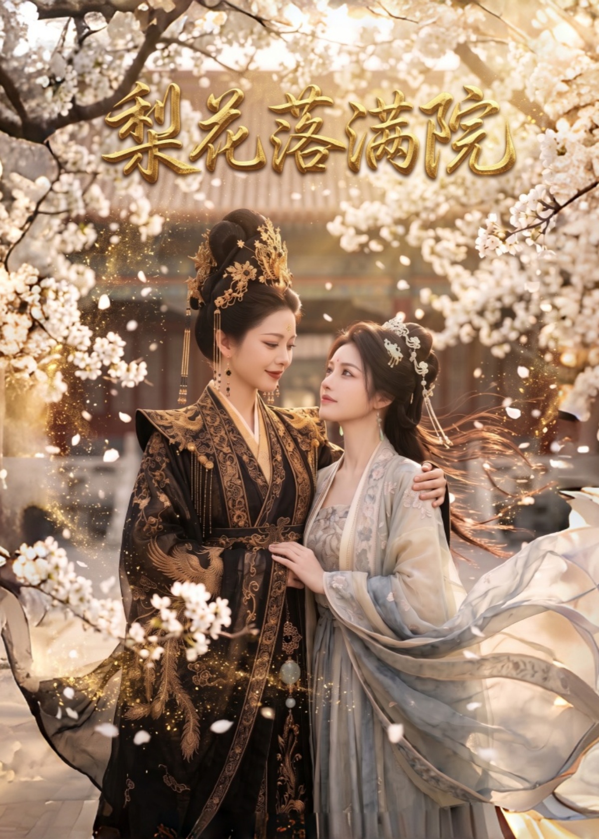 梨花落满院
